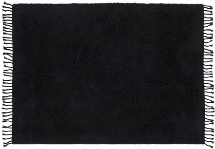 BITLIS - Vloerkleed - Zwart - 140 x 200 cm - Katoen