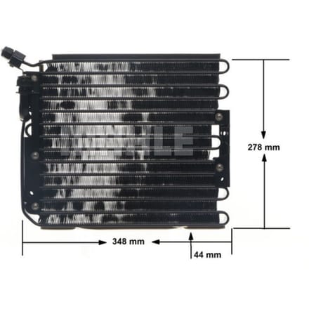 Condensator, airconditioning MAHLE AC 316 000S