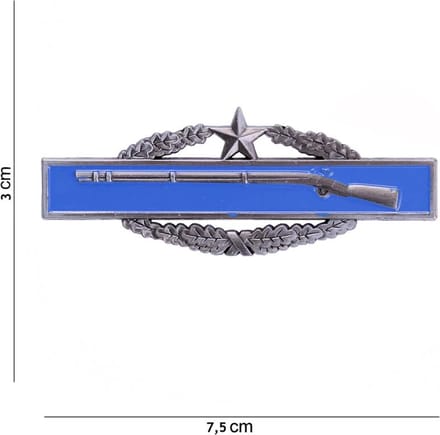 Embleem metaal Infantry badge 2th award pin