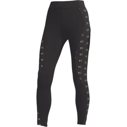 Nike Air zwarte legging met volledig logo