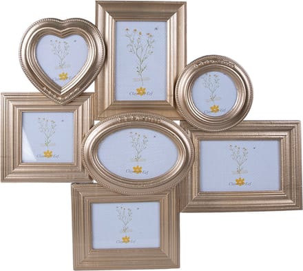 Clayre & Eef Fotolijst 10x15 cm Goudkleurig MDF