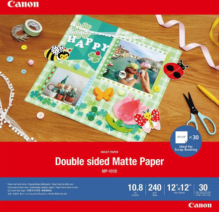 Canon Papier MP-101D Matte Double sided 30x30cm - 30 sheets