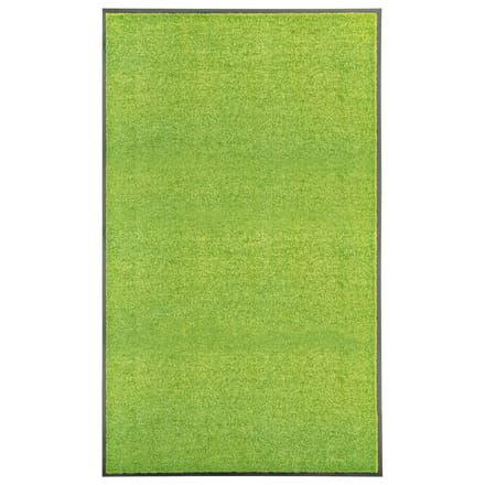 vidaXL - Deurmat - wasbaar - 90x150 - cm - groen