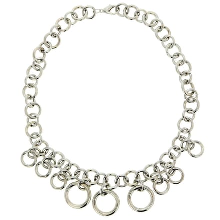 Behave - Zilverkleurige ketting - Statement accessoire - Lange damesketting