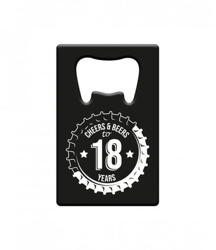 Metal beer opener - 18