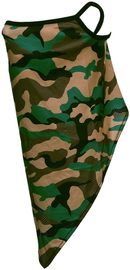 101 INC - Face mask with earloop woodland style 7 (kleur: n.a. / maat: NVT)
