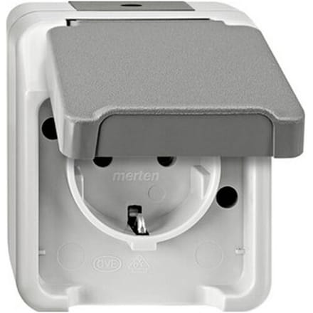 Merten MEG2301-8029 Wandcontactdoos Compleet 1 stuk(s)