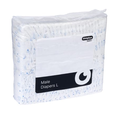 zooplus Basics hondenluiers maat L: 57 - 72 cm, 50 stuks hond