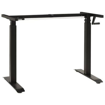 vidaXL - Zit-stabureauframe - met - slinger - handmatig - zwart