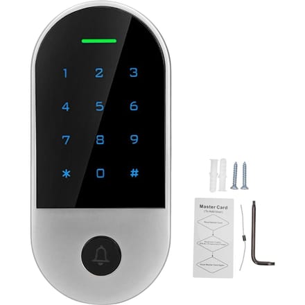 Machine de contrôle d'accès Bluetooth Mot de passe Carte d'identité APP 125KHz RFID Wiegand26 ?Rétroéclairage IP66 44 pour black