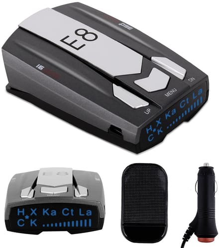 Oneay Auto snelheidswaarschuwingssysteem – 360° detectie met LED-display en spraakalarm