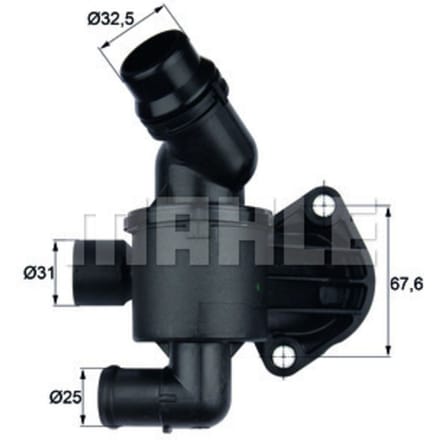 Thermostaat, koelvloeistof MAHLE TI 34 87