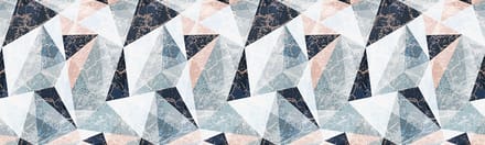 Vloersticker - MODERNE KUNST - Zelfklevende rol, antislipbescherming - 60x200cm
