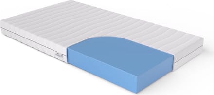 Deluxe Topper Koudschuim 90x200 - Hybride 12cm dik - Bamboo Tijk