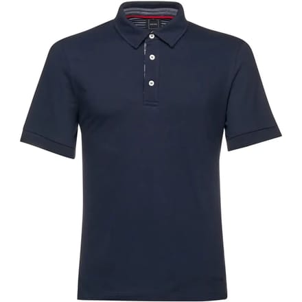 Geox Piquet Print Korte Mouw Poloshirt Blauw L Man