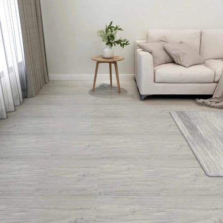 vidaXL - Vloerplanken - Grijs - en - Hout - 5,11 - m² - 55 - st - PVC