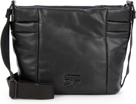 SURI FREY Schoudertas Baggy Handbag With Zipper Black Zwart