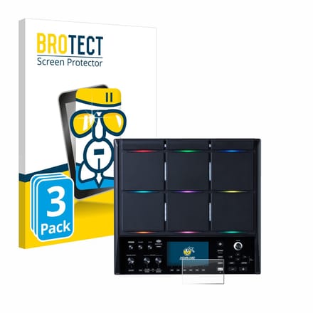 Screenprotector 3 Stuks voor Roland SPD-SX PRO Beschermglas transparant