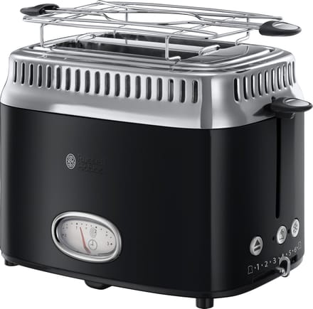 Russell Hobbs 21681-56 Retro Classic Noir Broodrooster - Zwart