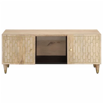 vidaXL - Salontafel - 100x54x40 - cm - massief - mangohout