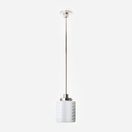 Hanglamp De Klerk 20's Nikkel - Art Deco Trade