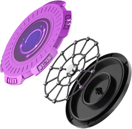 Taille Twister Disc - Abs Trainer - Core Versterking - Antislip Roterende Platforms - 28 cm Diameter - Paars
