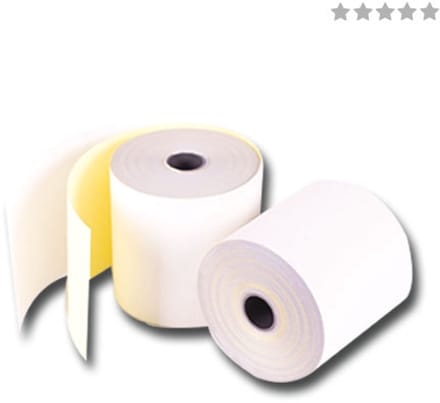 Duplorollen wit / geel 57 x 57 x 12 mm per doos van 50 rollen