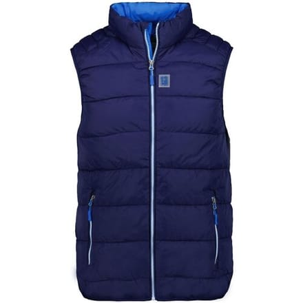 Ragman Body-Warmer Padded Vest Stand Up Zip Collar Side Pockets Ocean Blue / male