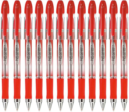 Penac Soft Glider+ Balpen - Rood- 1.0 mm - 12 stuks