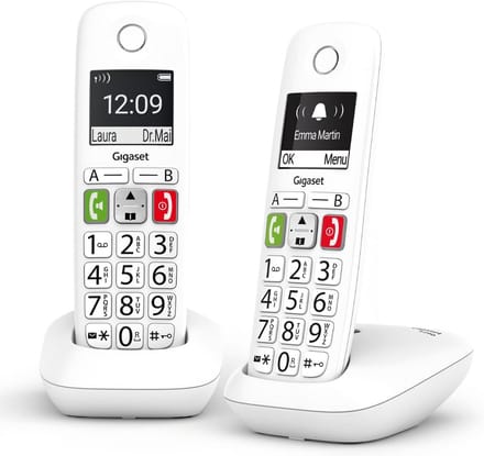Draadloos DECT-telefoon Duo - Groot Display en Gebruiksvriendelijk