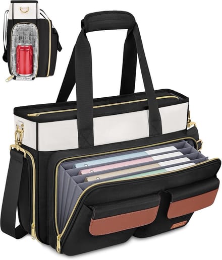 Damentas - Laptoptas Aktetas - Professioneel Gebruik - Ruim Interieur - 45 x 31 cm - Zwart