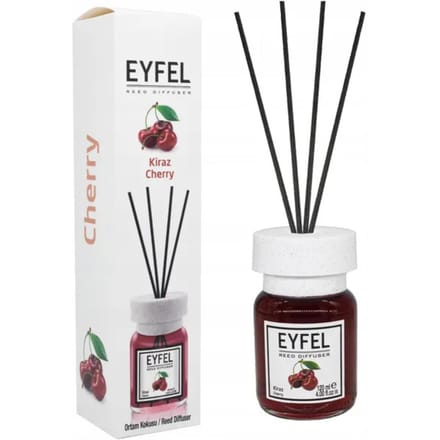 EYFEL - REED DIFFUSER - GEURSTOKJES - HUISPARFUM - CHERRY - 120ML