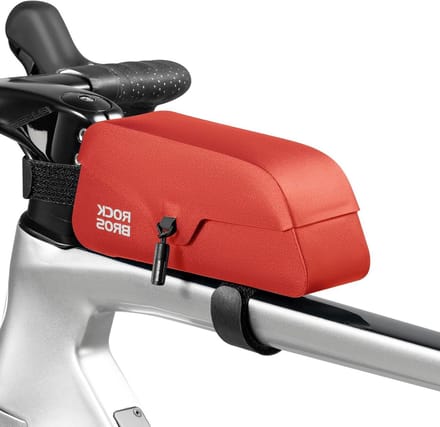 Fiets Frametas - Driehoekstas Waterdicht - Fietsen Opbergen - Magnetisch Deksel - 0.9L Capaciteit - Rood