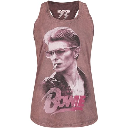 Bowie, David Top - Smoking - S tot XXL - voor Vrouwen - koraal