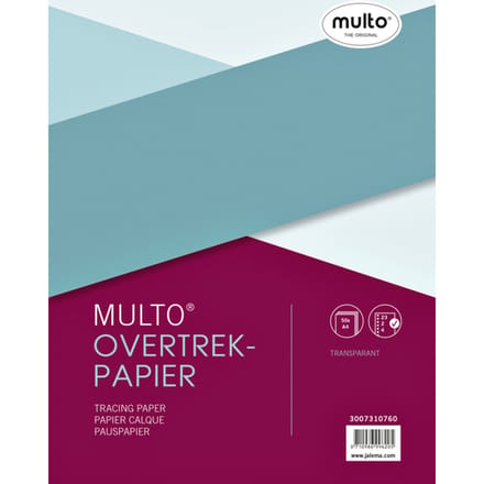 Multo ringbandinterieur - A4 - 23-gaats - overtrekpapier 65 grams - 50 vel - MU-3007310760