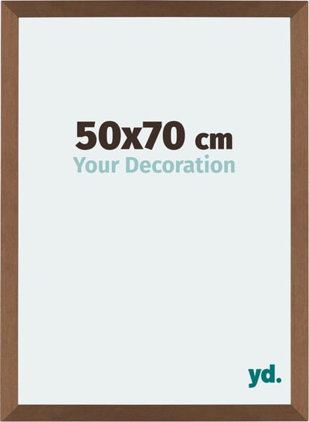 Your Decoration - Fotolijst 50x70 cm - MDF - Koper Decor - Mura