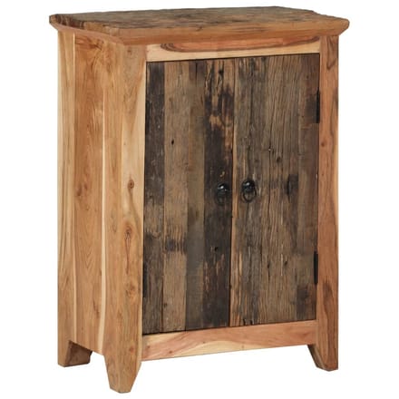vidaXL - Dressoir - 55x33x75 - cm - massief - acaciahout - en - gerecycled - hout