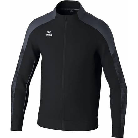Erima Evo Star Trainingsjack Kinderen - Zwart / Slate Grey | Maat: 116