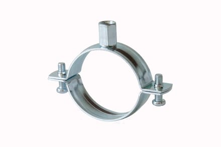 Dubbele buisklem met moer – M8, 15–18 mm