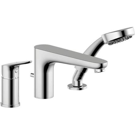 Bravat Palma three-hole bath rim fitting 3516482
