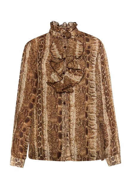 Faina Blouse Dames bruin beige