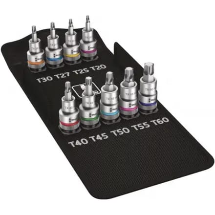 Wera 8767 C HF 05004202001 Dopsleutel-bitinzetset Metrisch 1/2 (12,5 mm) 9-delig