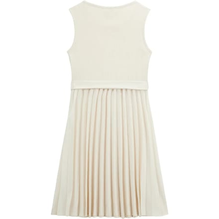 Mouwloze plissé jurk met riem voor meisjes Guess