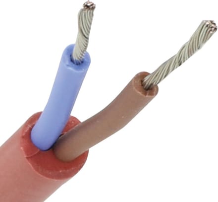 Siliconenkabel SiHF 2x0.75mm² per rol 100 meter