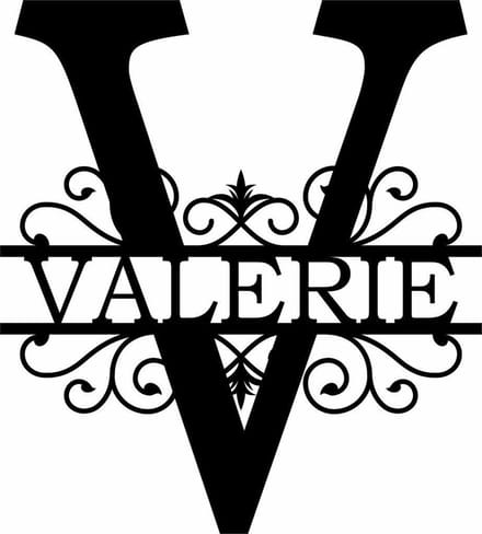 Wanddecoratie | Gepersonaliseerde letters A t/m Z - L (40cm)