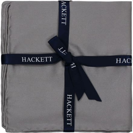 Hackett London Effen Satijnen Heren Zakdoeken Grijs