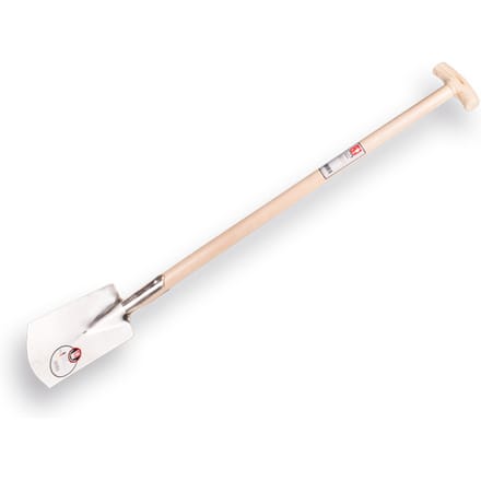 Spade IDEAL,  type Löwe nr.2   met T-steel. GEPOLIJST blad 18 x 28 cm