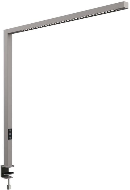 MAUL Tafelarmatuur MAULplinus LED 2700 - 5700 K dimbaar tafelklem 101,5 cm zilver