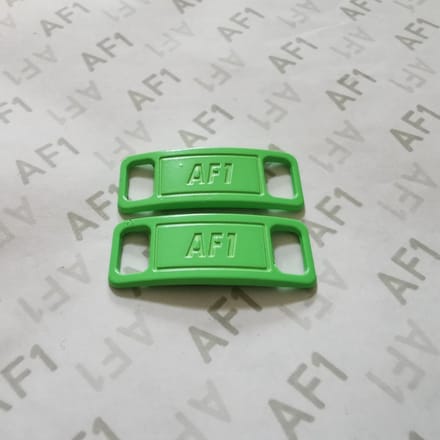 AF1 tags | Lace Locks | Neon Groen | Schoenaccessoires