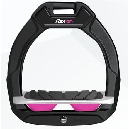Veiligheidsstijgers voor rijden Hellend Grip Zwart/Grijs/Roze Flex-On Safe-On